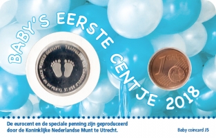 Baby coincard 2018 jongen