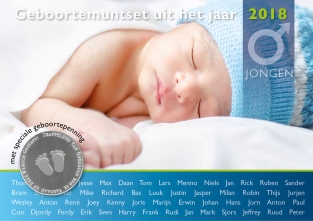 Geboorteset jongen 2018