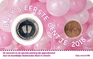 Baby coincard 2018 meisje